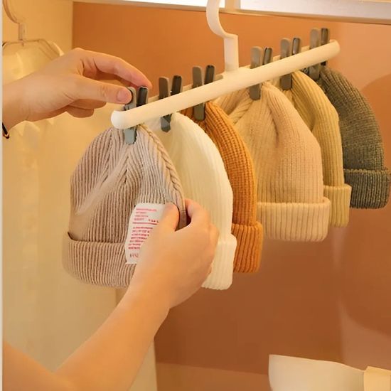 모자걸이 모자정리대 집게걸이형 모자 거치대 진열대