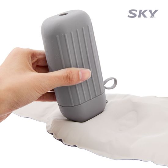 스카이 여행용 에어펌프 목베개 쿠션 + 펌프케이스 