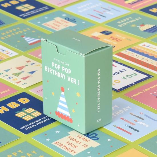 데이바이데이 카드 - POP POP BIRTHDAY VER.1