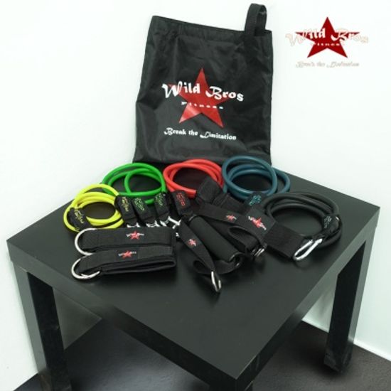 와일드브로스 홈트레이닝 튜빙밴드 풀세트