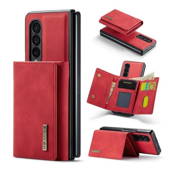 갤럭시z폴드 5 4 3 자석 탈부착 가죽 카드지갑 케이스