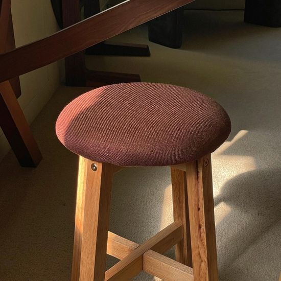 에코상사 헬리콘 원형스툴 쿠션 화장대 의자