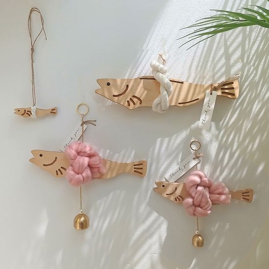 액막이 명태 대형 도어벨 