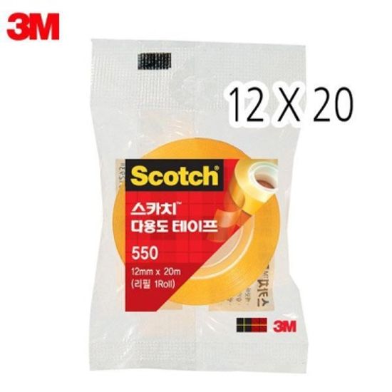 3M 스카치 다용도테이프 리필 550R 12X20 [00031739]