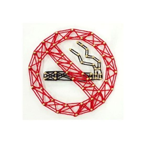 금연기호 스트링아트 만들기 패키지 DIY (EVA)