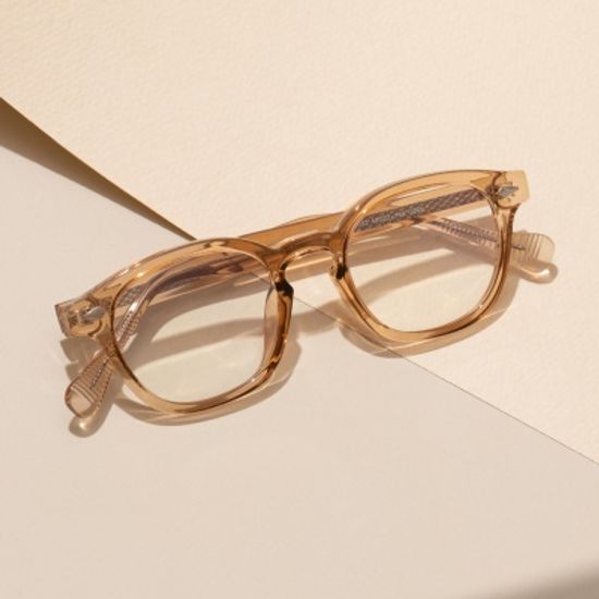 RECLOW TR B082 CRYSTAL BROWN GLASS 안경