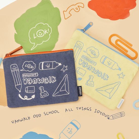 반워크 시그니처 미니멀 파우치