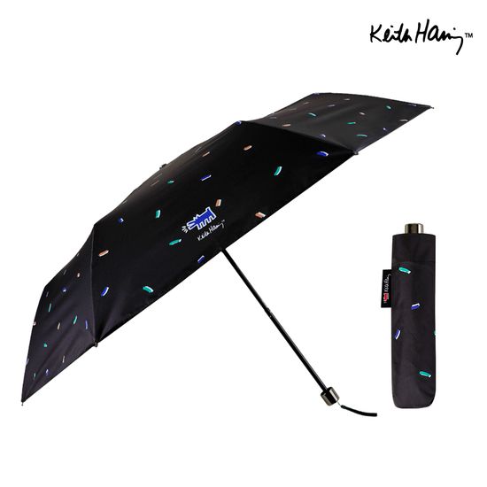 [1+1] 키스해링 7K 팝 3단 초경량 양우산