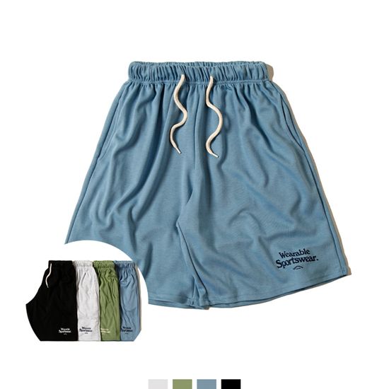 오버핏 스포츠 5부 반바지 4COLOR 데일리 쇼츠 팬츠