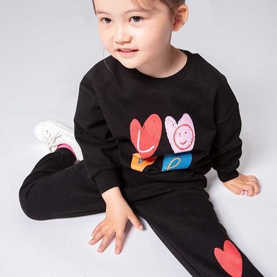 우리아이 가을 패션 LOVE 유아상하복 세트