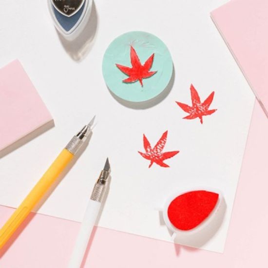 조각용 지우개 도장 스탬프 만들기 세트