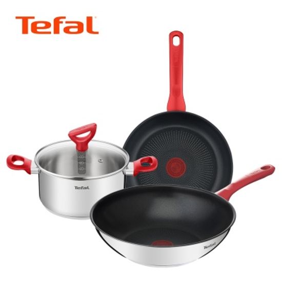 테팔 에디션 레드 인덕션 프라이팬24+멀티28+양수20