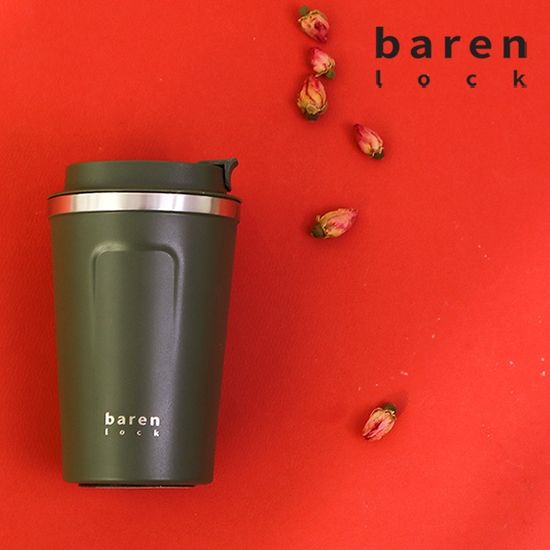 바른락 라트비아 진공 스텐 텀블러 350ml (카키)