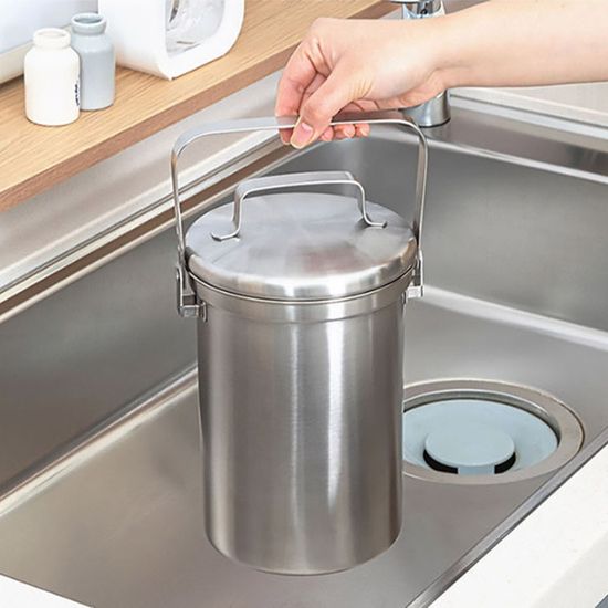 올스텐 304 음식물 쓰레기통 3L