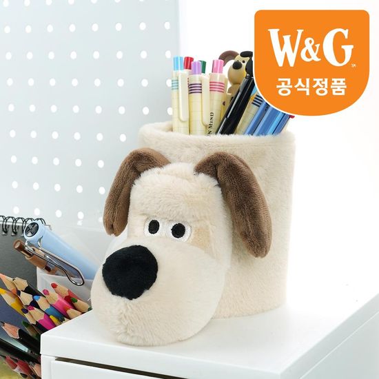 핑크풋 월레스와그로밋인형펜꽂이