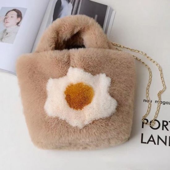 로투스 플라워 퍼 가방 크로스백 숄더 토트백 가방 미