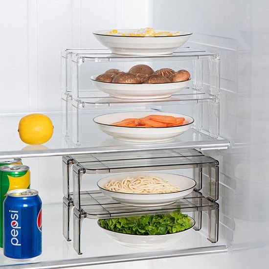 주방 냉장고 정리 씽크대 칸막이 용기 수납 밀폐 선반