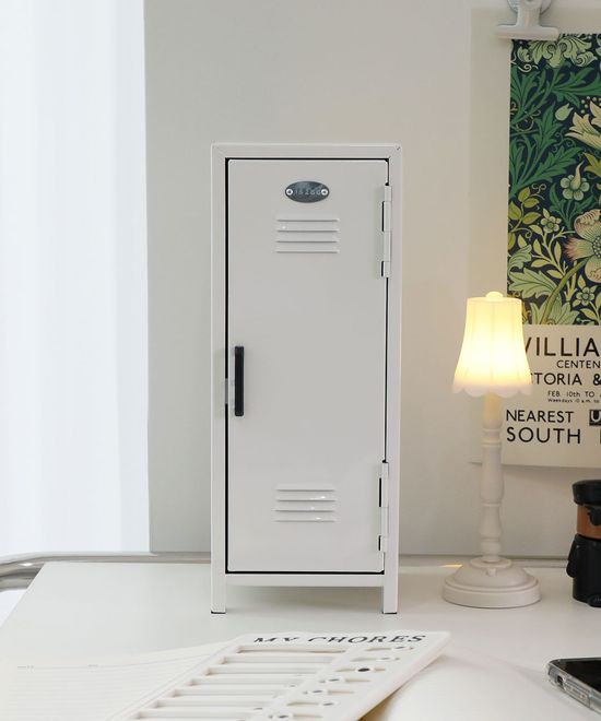 철제 미니 캐비넷 소형 데스크정리 책상 틈새 수납함