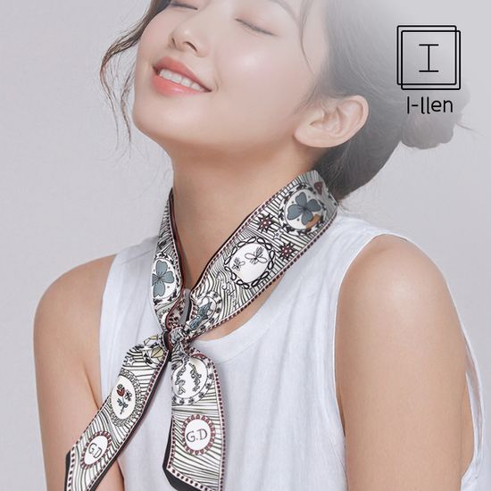[아일렌]1+1 프린 양면 패턴 트윌리 쁘띠 스카프 4종
