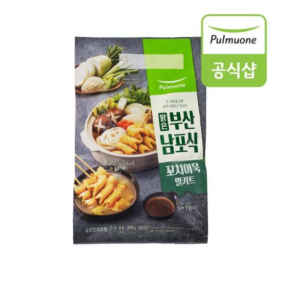 풀무원 맑은 부산남포식 꼬치어묵 밀킷 690g x 1봉