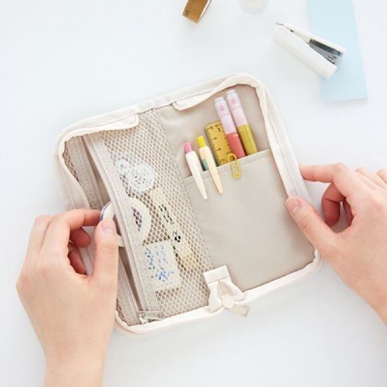 스티치 펜슬 케이스 (4종)