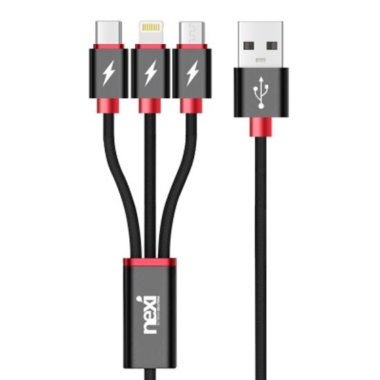 (NEXI) 넥시 3in1 멀티 USB 고속충전케이블