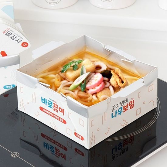 일회용 친환경 종이냄비 36개 인덕션용 가스레인지