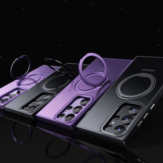 갤럭시s24 s23 맥세이프 호환 360회전 링 투명 케이스