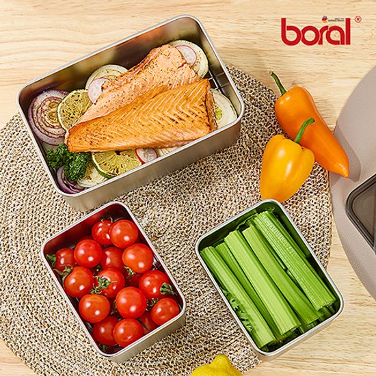 보랄 스텐 사각 밧드 조리 트레이 쟁반 9P BR-BT200S