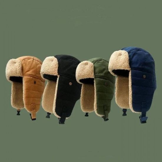 양털 귀달이모자 남여공용 겨울 방한 군밤장수 귀덮개