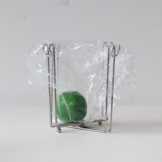 스텐 304 접이식 비닐봉투 거치대