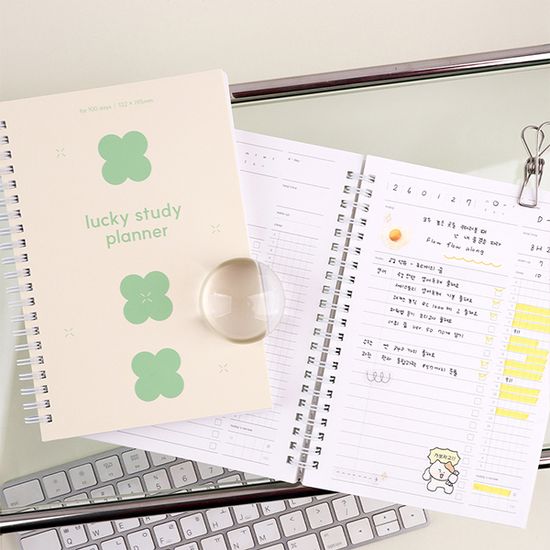 [대시앤도트] 럭키 스터디 플래너 ver.2(100일)