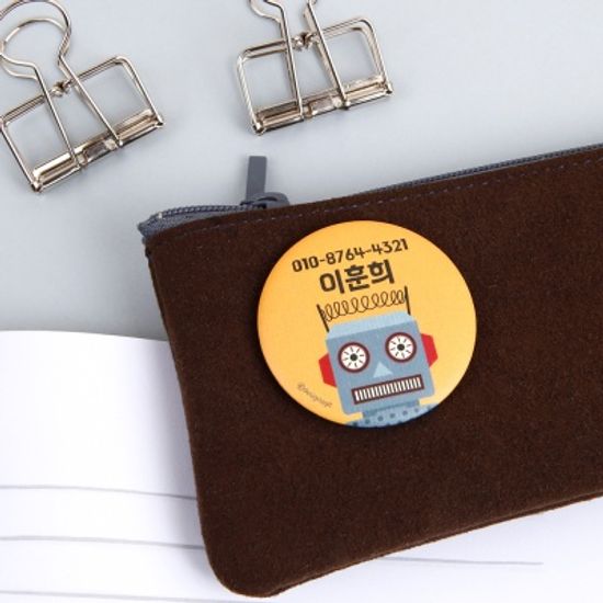 [주문제작]캐릭터버튼로봇A