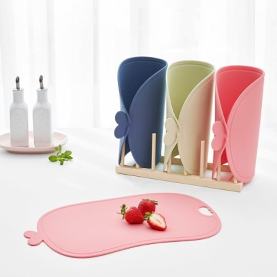 이놀 칼집에 강한 항균 이유식 TPU 안심 도마 1P