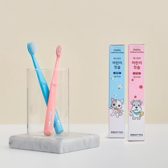 제니튼 제니덴트 어린이 칫솔 4개