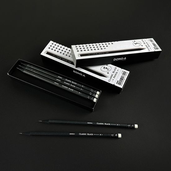 [Classic Black Wood] 흑목 필사연필 5자루 SET (B)