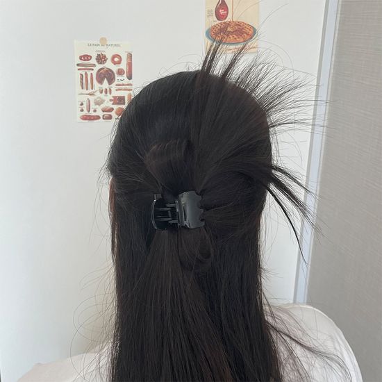 가시번 집게핀 가시 머리 까치 꽁지 부분 가발 헤어