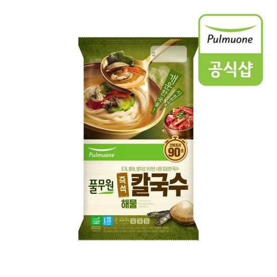 풀무원 즉석 해물 칼국수 424.8g x 1봉