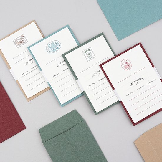 [대시앤도트] 위드 머치 러브 미니 레터 세트