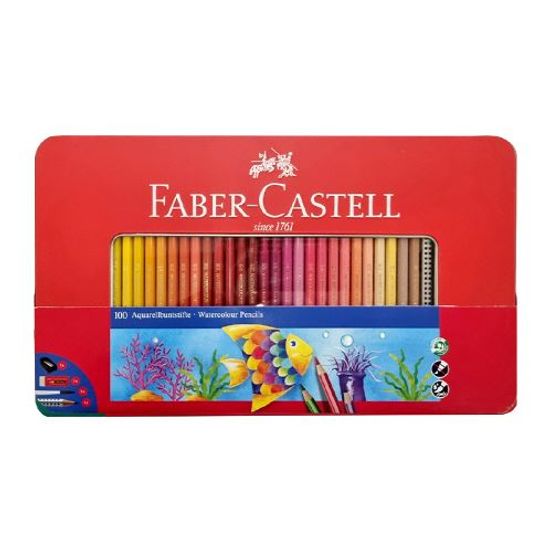 [파버카스텔] 틴 수채색연필 100색