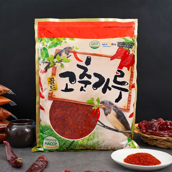 골드 고춧가루 2.5kg (중국산) 김치용 매콤한 다용도