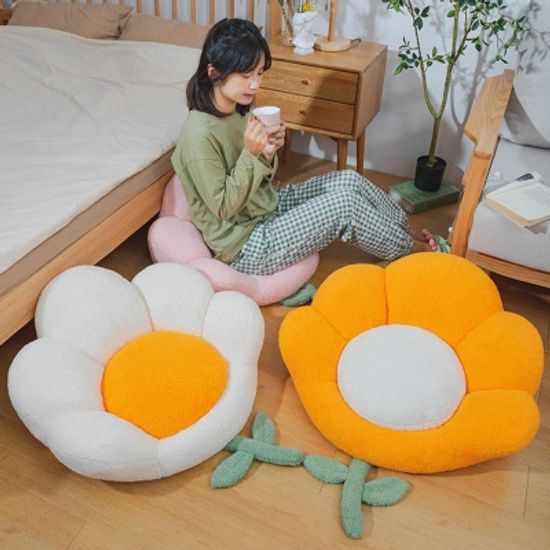 FAFA 러블리 플라워 보들보들 좌식 의자 방석 4color