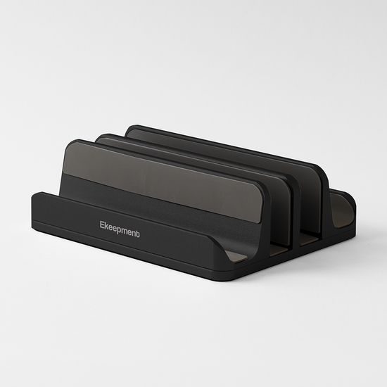 Ekeepment 아이패드 노트북 수직거치대 클램쉘 Slot4