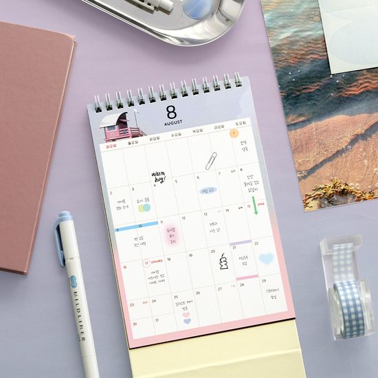 아이코닉 2026 하루끝 하루시작 탁상달력