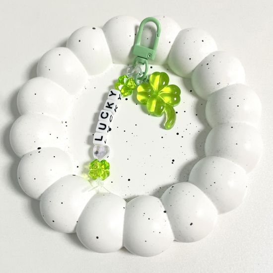 네잎클로버 이니셜 키링 만들기 diy 키트 