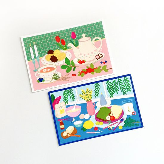 홈베이킹_파운드 케이크 / 엽서