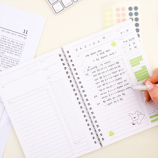 [대시앤도트] 럭키 스터디 플래너 ver.2(100일)
