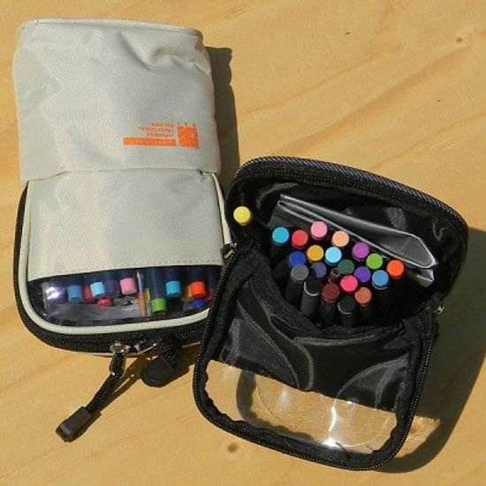 손글씨,캘리그라피,수채화,붓글씨에는-아카시아 컬러붓펜 선물용 스케치세트