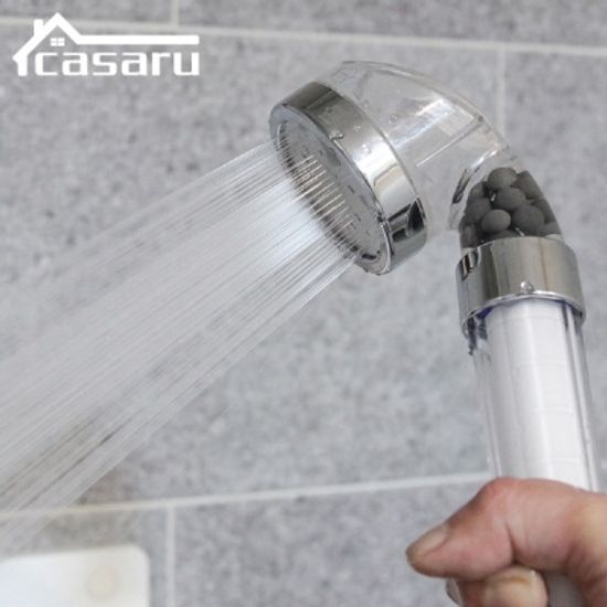 카사루 SH-003-F 3중필터 샤워헤드 수압상승 절수효과