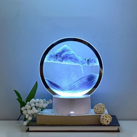 모래멍 샌드아트 럭셔리 LED 모래시계 무드등